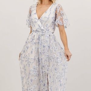 Baltic Born Marseille Embossed Maxi Dress XL